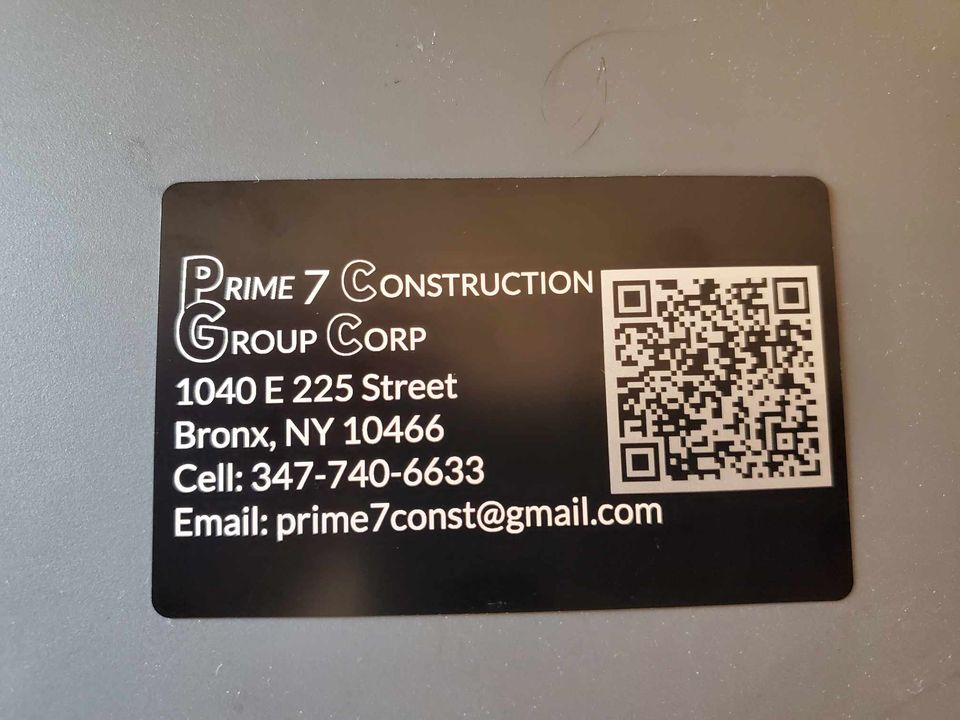 Metal business cards